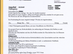 Angebot für Wintergarten