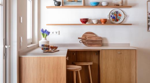 Moderne Küche in einem Landhaus
